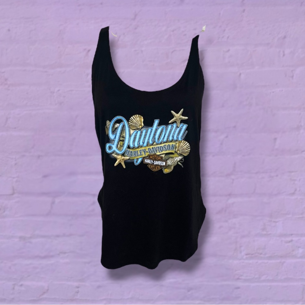 harley davidson daytona black tank